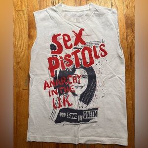 Sex Pistols Vintage T-shirt - Cut to Tank Size S/M
